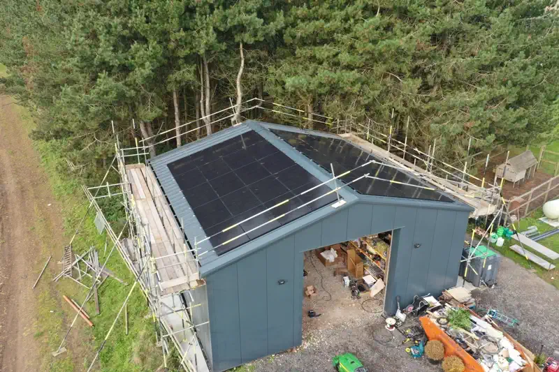 Commercial solar installation - Wedding Venue