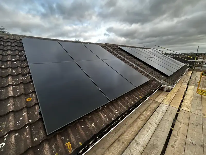 Residential solar installation